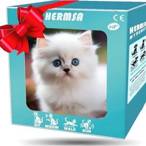 Pisica robot blândă - Animal de companie interactiv