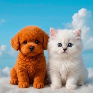 Animal de companie inteligent interactiv pentru copii - Câine sau Pisică