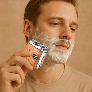 Mini elektrický holiaci strojček na presné a rýchle holenie